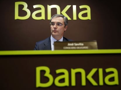 El consejero delegado de Bankia, Jos&eacute; Sevilla. EFE/Archivo