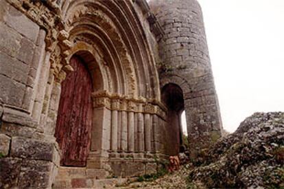 Imagen de la ermita de Vallespinoso de Aguilar (Palencia).