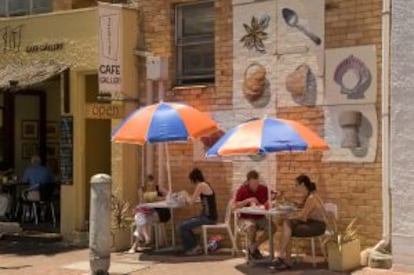 Una cafetería en Adelaida.