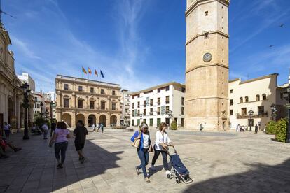La plaza Mayor de Castellón.