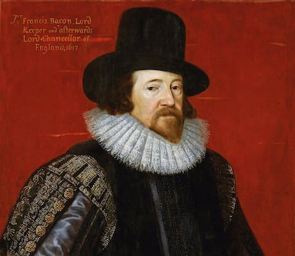 El filósofo y político inglés Francis Bacon, en un retrato de 1617 de Frans Pourbus el Joven.