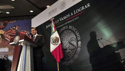 Enrique Peña Nieto, em Morelia.