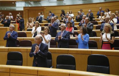 El Senado homenajea a Miguel &Aacute;ngel Blanco. 