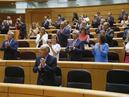 El Senado homenajea a Miguel &Aacute;ngel Blanco. 