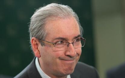 O presidente da Câmara, Eduardo Cunha.
