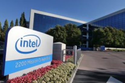 Vista de la sede de Intel en Santa Clara, California (EE UU)