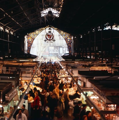 El Mercat de la Boqueria l'any 1986