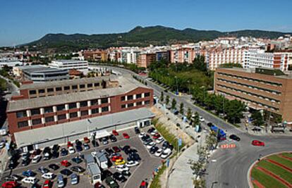 Barrio de Cerdanyola de Mataró, afectado por un brote de legionela.