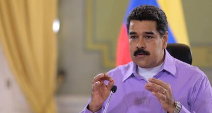 Maduro el pasado sábado en Caracas.