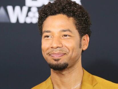 El actor Jussie Smollett en los BET Awards, en junio de 2017. 