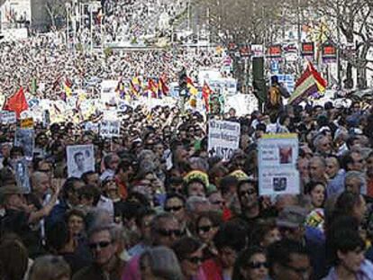 Manifestación de apoyo al juez Garzón en Madrid