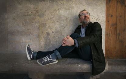 Miquel Gil, en un descans de l'assaig del seu espectale 'Matèries'.