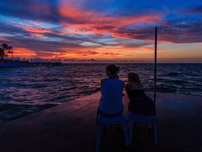 Amanecer en Key West, en el Estado de Florida (EE UU).