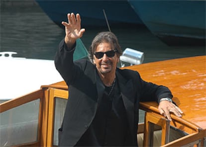 Al Pacino presentó en Venecia su película <i>El mercader de Venecia.</i>