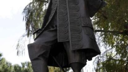 Estàtua del general Blas de Lezo a la plaça de Colón de Madrid.