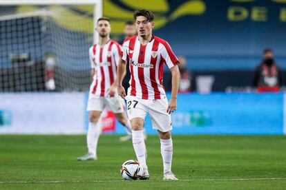 Unai Vencedor, en la final de la Supercopa de España contra el Barcelona en La Cartuja.