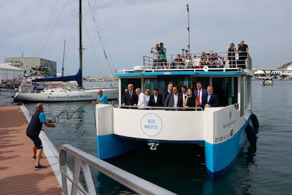 Inauguración del nuevo Bus Nàutic del Port de Barcelona  Foto: Gianluca Battista