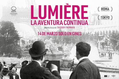 Cartel promocional del documental 'Lumière, la aventura continúa'.