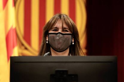 La presidenta del Parlament, Laura Borràs.