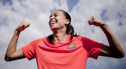 À vontade no Barça, Andressa pretende permanecer na Catalunha.