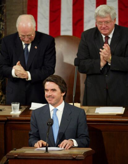 José María Aznar, en su discurso ante el Congreso de EE UU, el 4 de febrero de 2004.