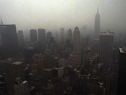 Vista de Nueva York desde el edificio de la General Electric.