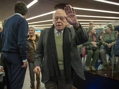 Jordi Pujol, el passat febrer en la presentació del llibre d'Artur Mas.