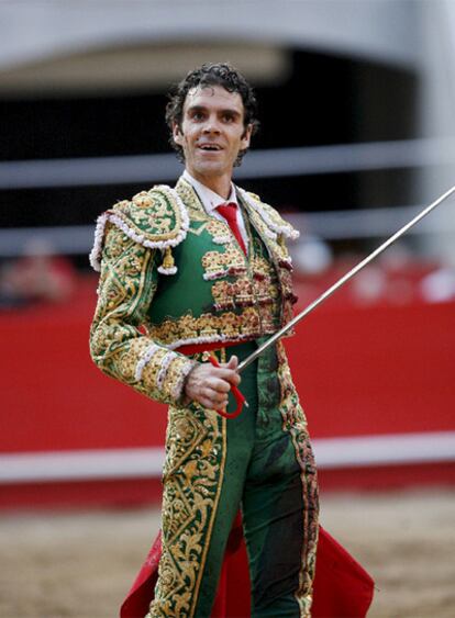 José Tomás, el domingo en la Monumental de Barcelona.