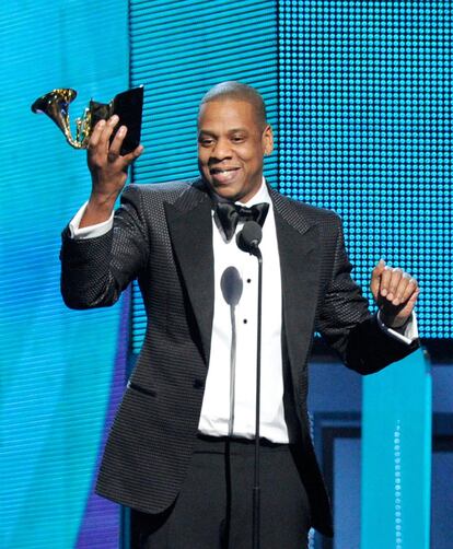 El rapero Jay Z, galardonado con el premio a la mejor canción en colaboración por el tema 'Holy Grail'.