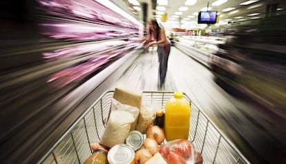 Carro del supermercado.