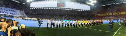 Real Madrid y Atlético en la final de la Champions en San Siro.