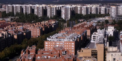 Imagen de viviendas en bloque.