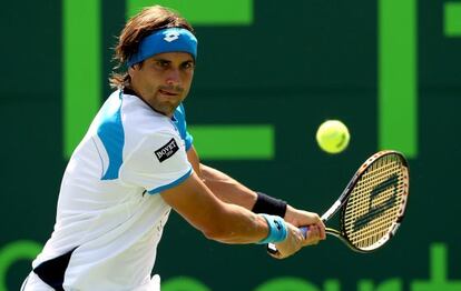 Ferrer, en el partido ante Nishikori.