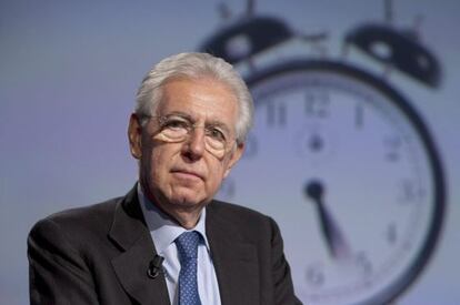 El primer ministro saliente, Mario Monti. 