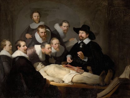 Leccin de anatoma del doctor Nicolaes Tulp (1632) de Rembrandt