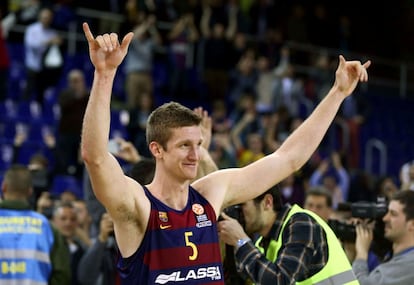 Doellman celebra la victoria ante el CSKA.