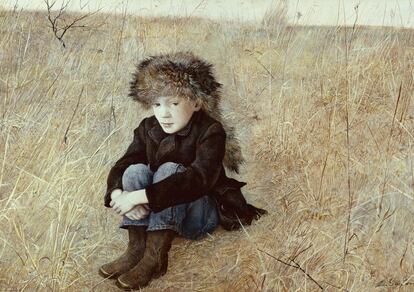 'Lejanía' (Andrew Wyeth, 1952).