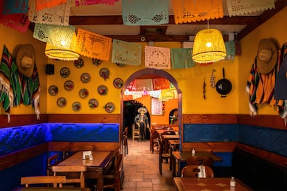 Restaurante 'Los Cuates' en Santiago.