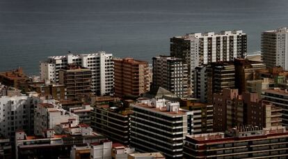 Zona urbanizada en el litoral valenciano.