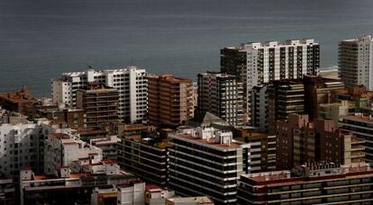 Zona urbanizada en el litoral valenciano. 