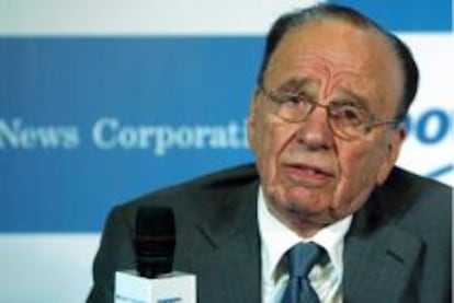 El dueño del conglomerado mediático NewsCorp, Rupert Murdoch.