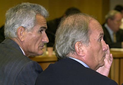 El ex secretario de Estado para la Seguridad Rafael Vera, junto al ex director de la Policía José María Rodríguez Colorado.