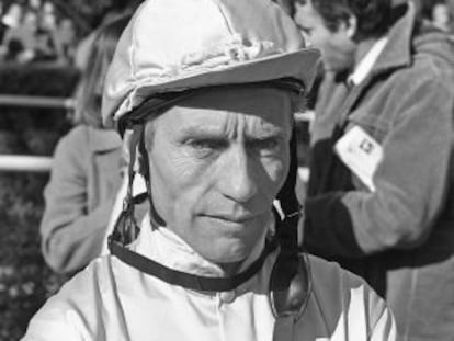 Claudio Carudel, en el hipódromo de La Zarzuela en 1980.