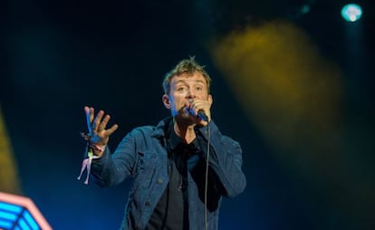 Damon Albarn durant la seva actuació.