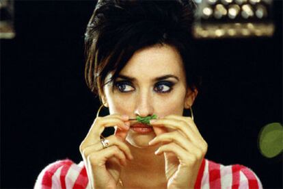 Penélope Cruz, en una escena de la película <b><i>Volver</b></i>, de Pedro Almodóvar.