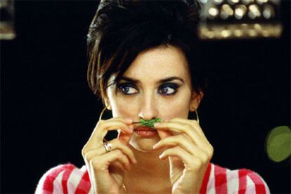 Penélope Cruz, en una escena de la película <b><i>Volver</b></i>, de Pedro Almodóvar.