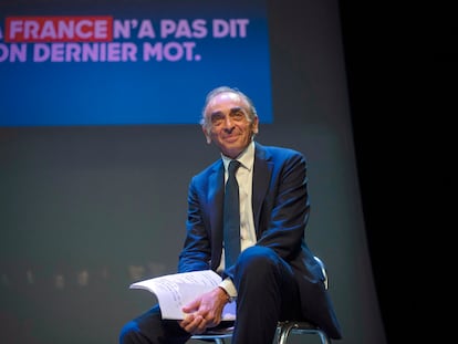 Éric Zemmour, en un acto promocional de su libro en Beziers (Francia) este pasado 16 de octubre.