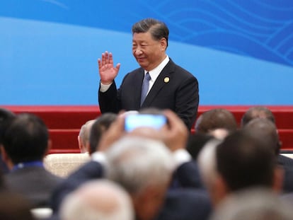 Xi Jinping, en la inauguración del Foro Nueva Ruta de la Seda, en Pekín, el día 18.