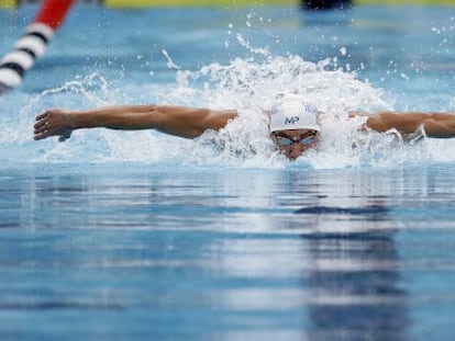 Michael Phelps, durante los campeonatos de Estados Unidos