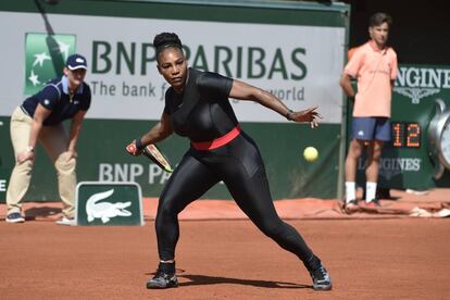 Serena Williams el 29 de mayo en un partido de Roland Garros.